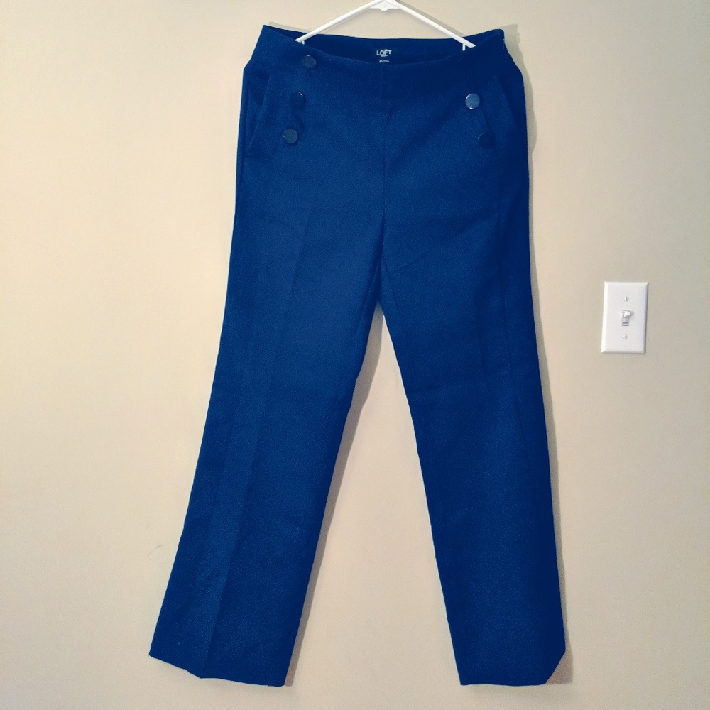 LOFT waist pants (petite)